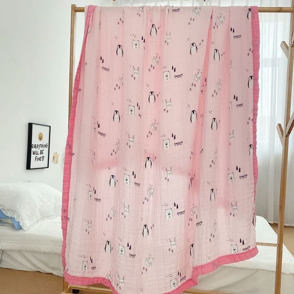 

four-layer bamboo fiber gauze towel washed infant gauze cover conditioning towel air conditioner air conditioning 150*200cm