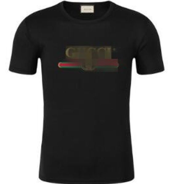 

2020 designer t shirt gu cci brand clothing mens crew neck t shirts luxury men women tees short sleeve tee shirts size s-3xl, White