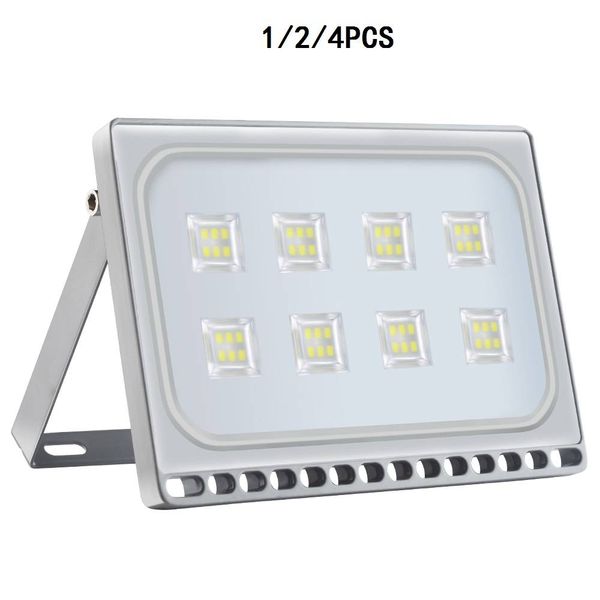 

uk stock 50w led floodlight 220v ip65 waterproof outdoor flood light super bright cool white spotlight landscape lighting home decor