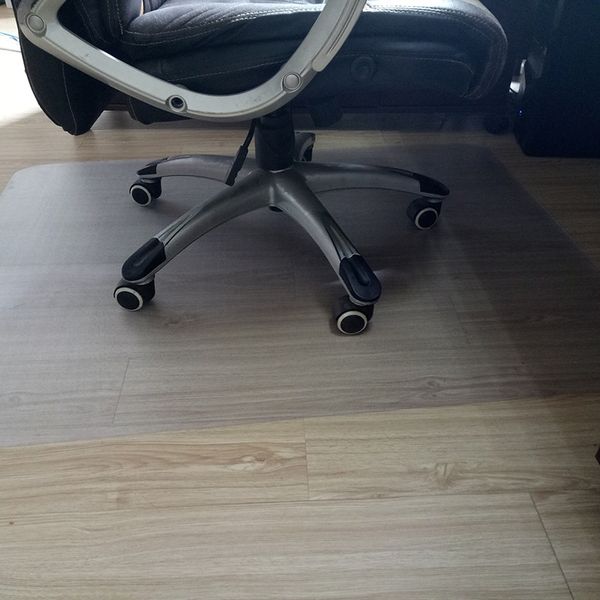 

rqt26 anti-skid wear-resistant transparent environmental protection pvc chair pad protective cushion lip-shaped square floor carpet protecti
