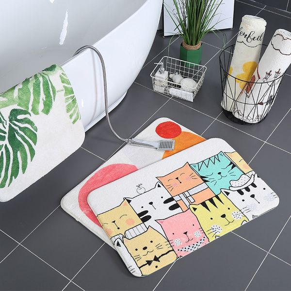 

bathroom water absorbing toilet door anti-skid non-slip carpet non-slip household mat door mat toilet carpet