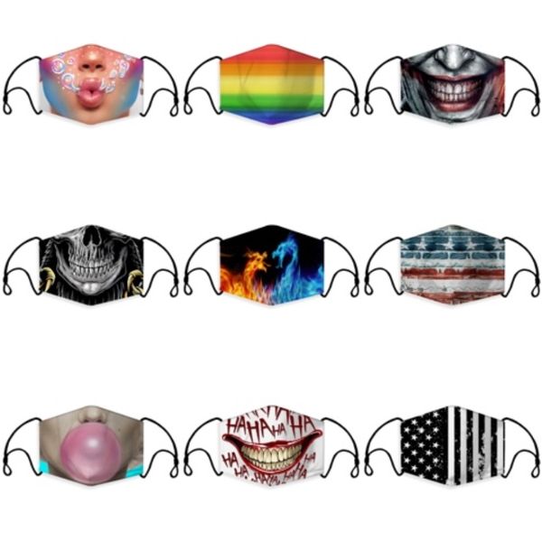 

wholesale s mask latest styles cotton comfortable face masks 3-layer fashion designer mask dustproof earloop masks#499