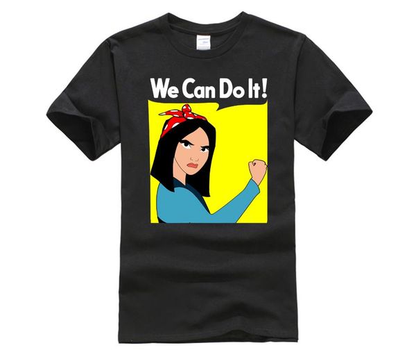 

мђлан can do it t shirt, White;black