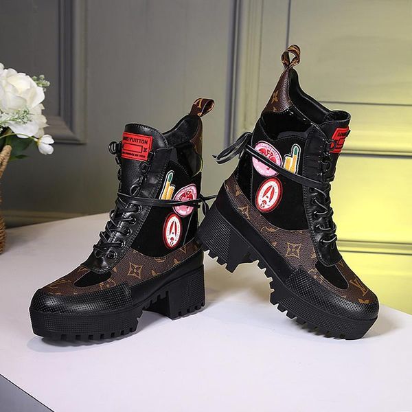 

womens shoes fashion martin ankle boots thick platform luxury booties bottes femmes casual sd1480 laureate platform desert boot fast ship