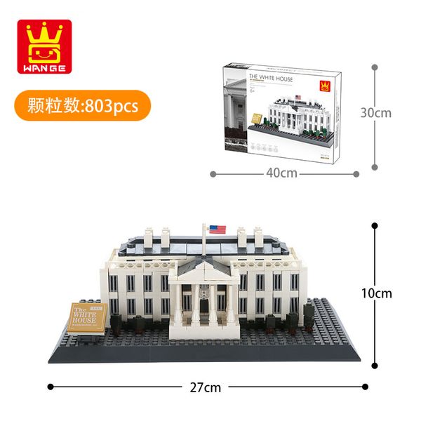 

new and interesting puzzle blocks assembly toy world 3d architecture boy girl high difficulty model building blocks gift