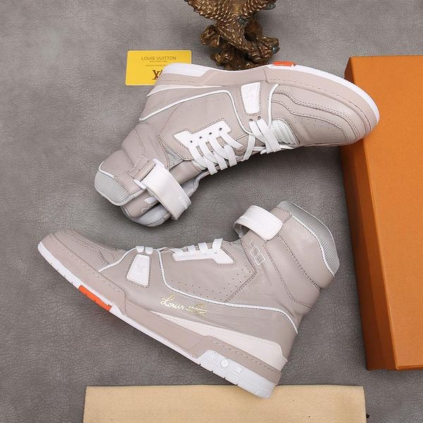 

new arrival trainer sneaker boot mens shoes scarpe sportive da uomo outdoor walking comfortable footwears high luxury casual men boots, Black