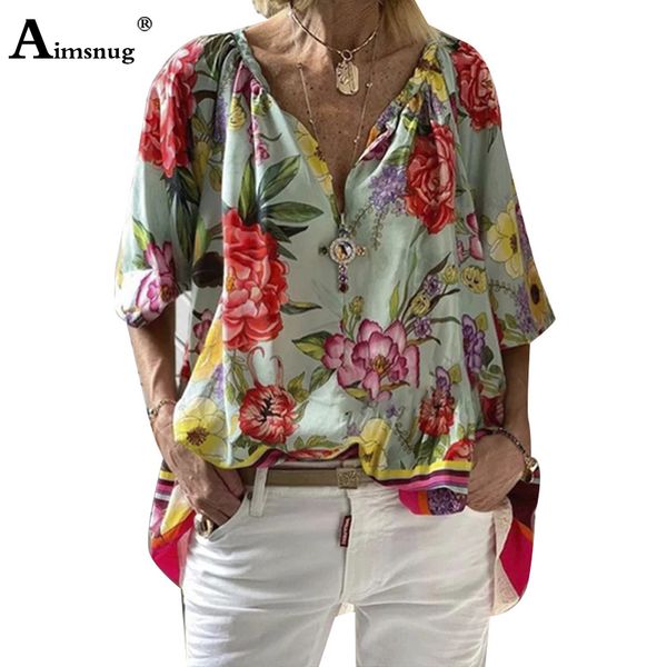 

plus size 4xl 5xl shirt women blouse flower print long sleeve bohemian 2020 summer new feminina shirt blusas ropa mujer, White