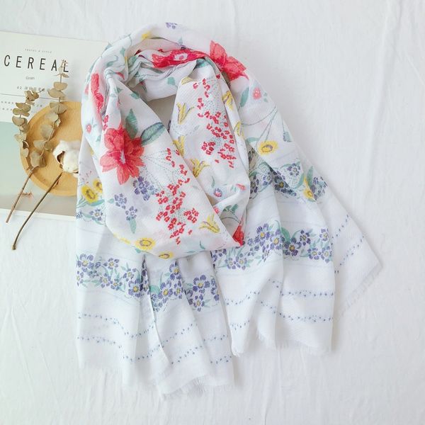 

7mzl1 ethnic style yunnan lijiang tourism sunscreen scarf female hipster natural warm air conditioning scarf nationality air conditioning na, Blue;gray