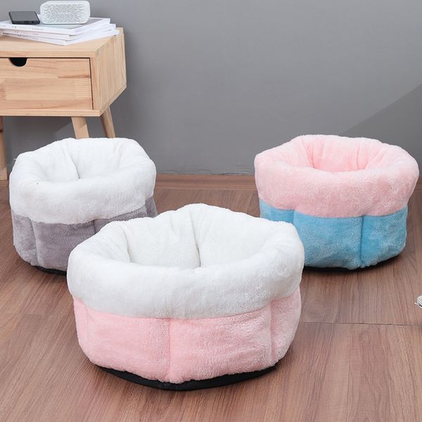 

pet nest mat cage kennel cat litter round net red creative small milk dog milk cat plush winter warm one piece