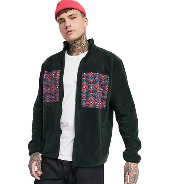 

mens vintage этнический hiphop куртки man осень зима zipper fly сыпучие короткие пальто мужчины high street fashion outerwears, Black;brown