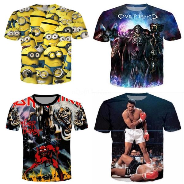 

new fasion den angel summer t-sirts for women men 3d printing tsirt arajuku ip op streetwear style tee sirt omme#104, White;black