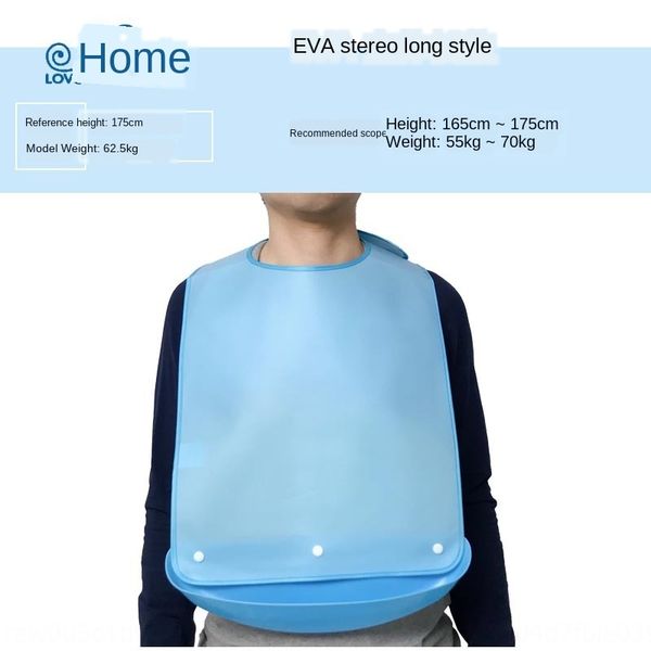

bnhz6 dining pocket for the elderly leakage-proof dining waterproof three-dimensional saliva nursing bib towel for the elderly bib lar