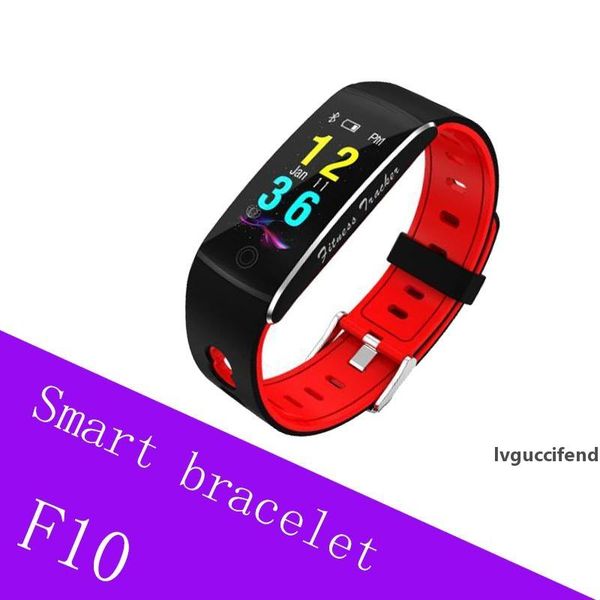 

2018 new beseneur f10 smart bracelet color screen fitness tracker sport ip68 waterproof remote control smartband for android ios