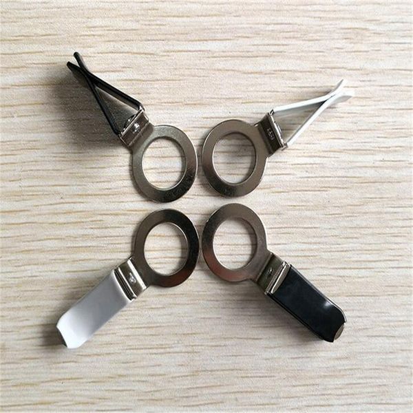 

360 degrees rotatable clip to fixe perfume bottle on the car ventilation white black universal metal stand holder for fragrance bottles