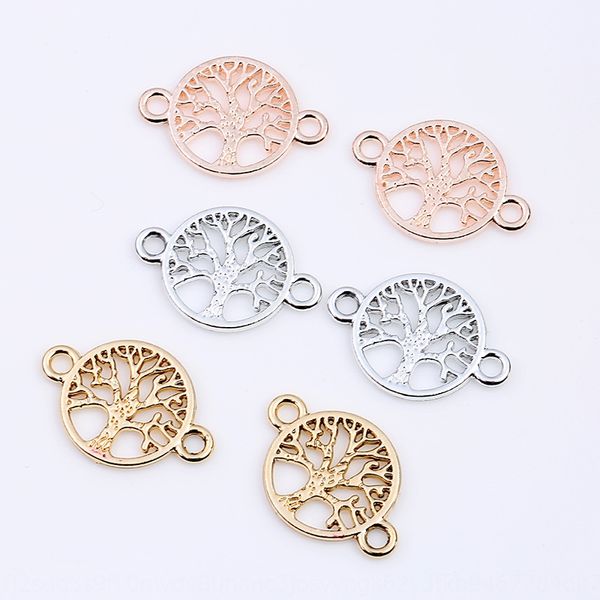 

bracelet necklace pendant accessories diy accessories diy accessory alloy uv electroplating life tree accessory pendant, Silver