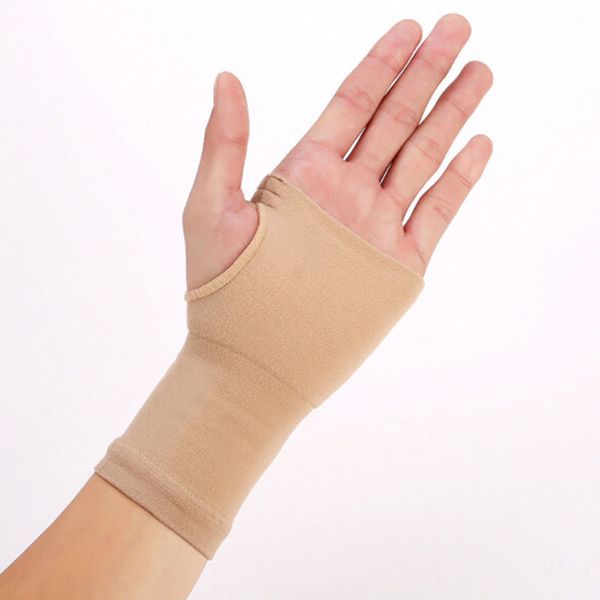 

arrivals fashion women ladies 1pc hand wrist carpal tunnel support gloves arthritis sprain strain brace, Silver