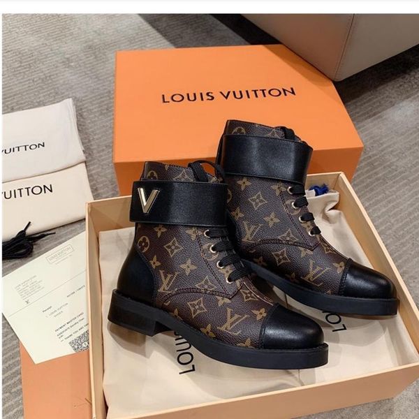

23 designer luxury casual fashion short boots, outdoor casual travel shoes, fast delivery, original box, Black