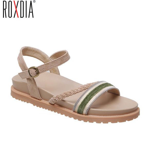 

roxdia новые толстая подошва сандалии на лето 2020 rxm561, Black