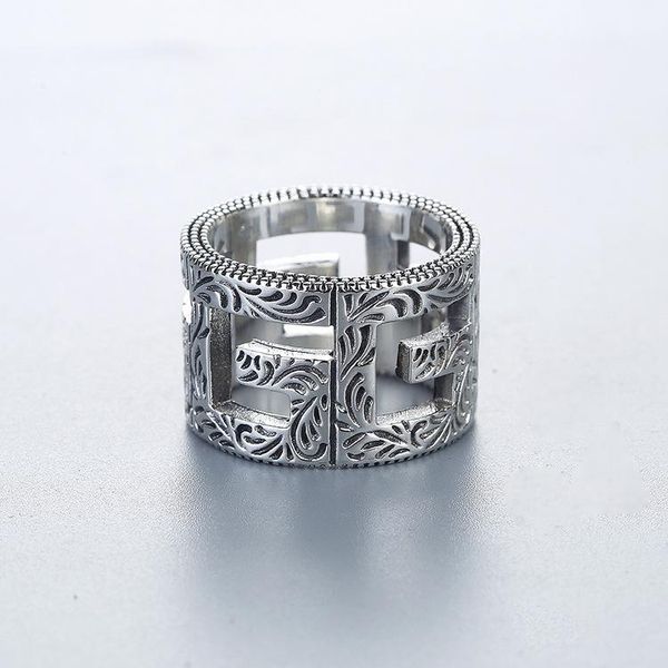 

classic famous couple rings famous style blind for love 925 sterling silver finger rings flower heart rings lover wedding jewelry high grade