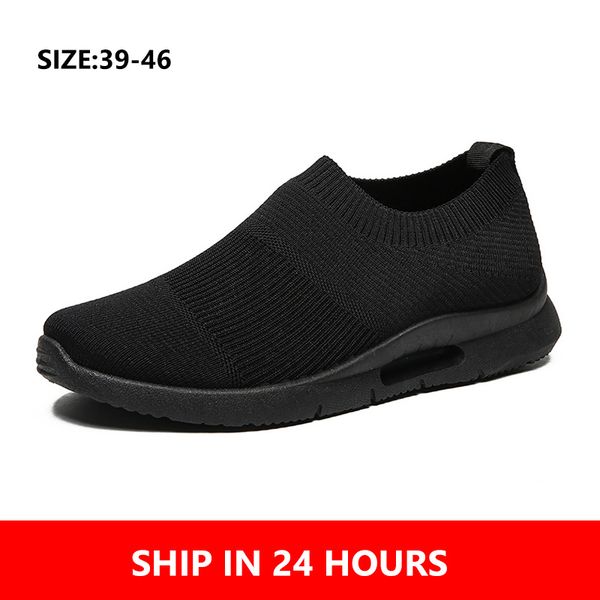 

men light running shoes jogging shoes breathable man sneakers slip on loafer shoe men's casual shoes size 46 dropshipping