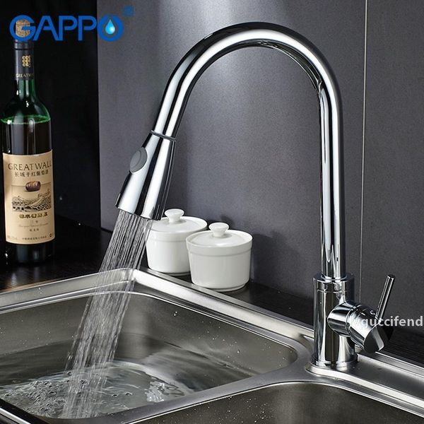 

gappo kitchen faucets pull out water mixer rotatable kitchen water sink mixer tap flexible faucet kitchen armatur t200424