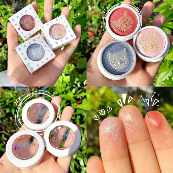 

cat sandwich двойной цвет eyeshadow блюдо размятый картофельный земля цвет начинающие beginner перламутровые stereo eyeshadow малый и portab