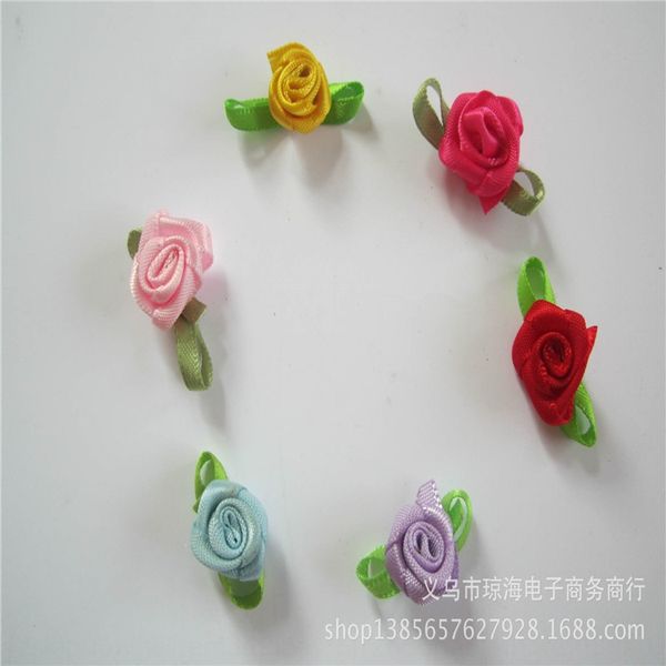 

qm8kh diy hair accessories handmade diy material handmade green leaves rose material rose heart decoration floral headdress headdress access, Silver
