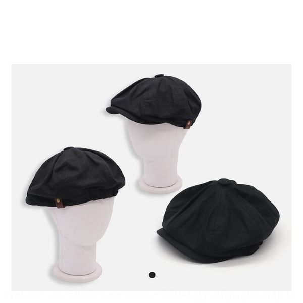 

vintage folded forward all-match solid color men's and women's daddy beret cap duck tongue beret cap, Blue;gray