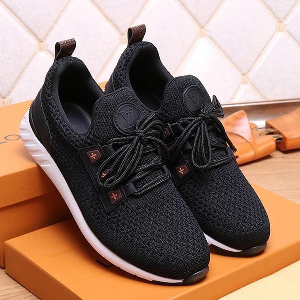 

fashion sneakers breathable mens shoes luxury professional chaussures pour hommes casual shoes for men luxury style footwears zapatos hombre, Black