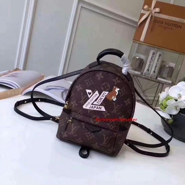 

m41562 new classic canvas leather backpack shoulder bags backpacks luggage shoulder bags handbags belt bag