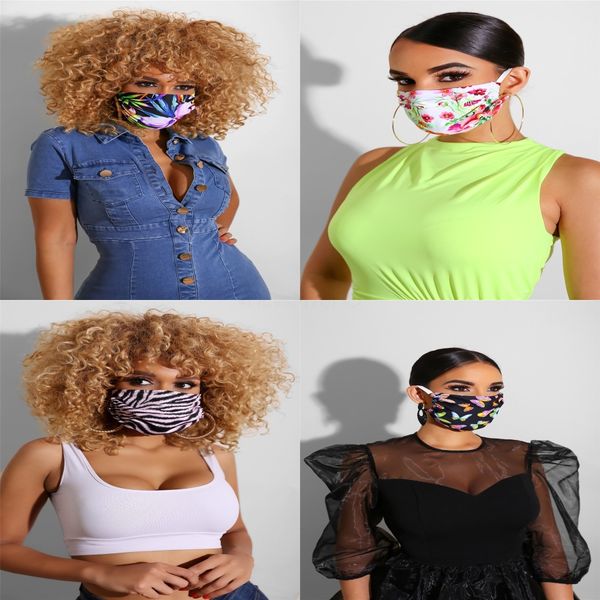 

mouth face mask cotton dustproof mouth face mask anime cartoon lucky bear women men muffle face mouth party masks#343, Black