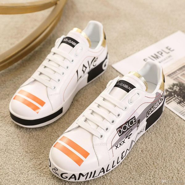 

limited mens leather casual shoes ,platforms print pattern couple shoes fashion personality wild sports shoes size: 35-45 0063, Black