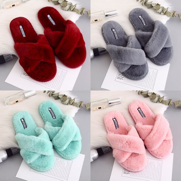 

flat sandals women shoes 2020 summer new black leather round toe square buckle pearl buckle half slippers fashion women shoes cc3#571