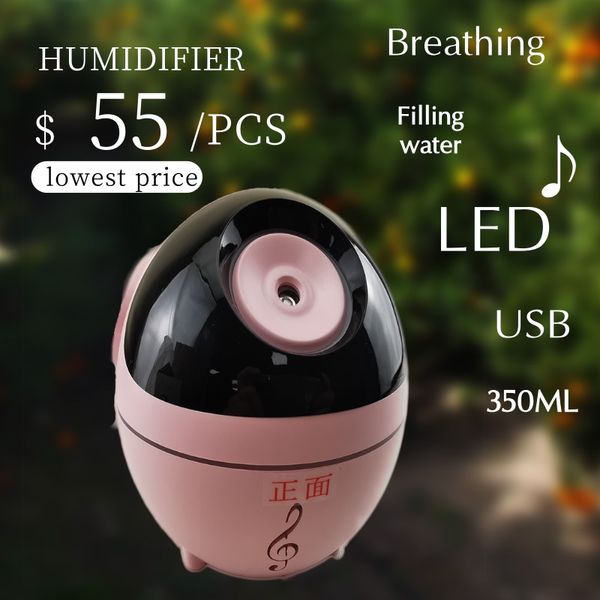 

портативный ультразвуковой 350мл led световой чашка aroma usb зарядка увлажнитель воздуха air эфирное масло аромат диффузии очистителя пульв