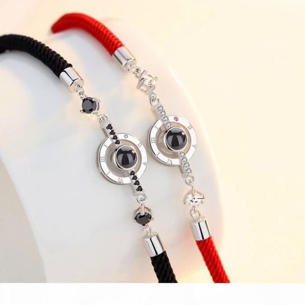 

new 925 sterling silver evil eye couple bracelet for men women lucky rope lover bangle gift fashion jewelry, Golden;silver