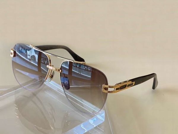 

cool men pilot sunglasses 139 gold black brown shaded fashion sunglasses sun glasses new with box, White;black