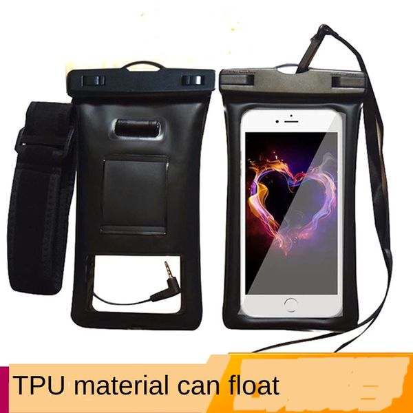 

air tpu inflatable waterproof bag phone call p waterproof bag earphone inflatable headset touch screen earphone