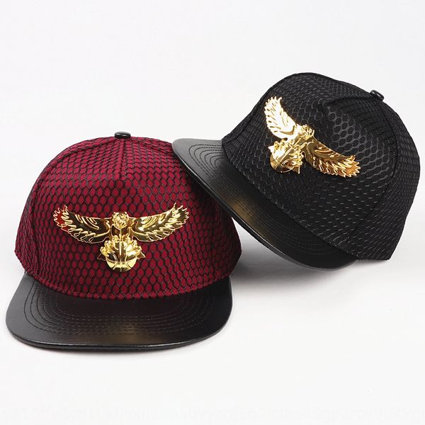 

2020 new eagle flat hat street hip-hop men's dapeng baseball flat baseball cap spread wings student street dance cap, Blue;gray