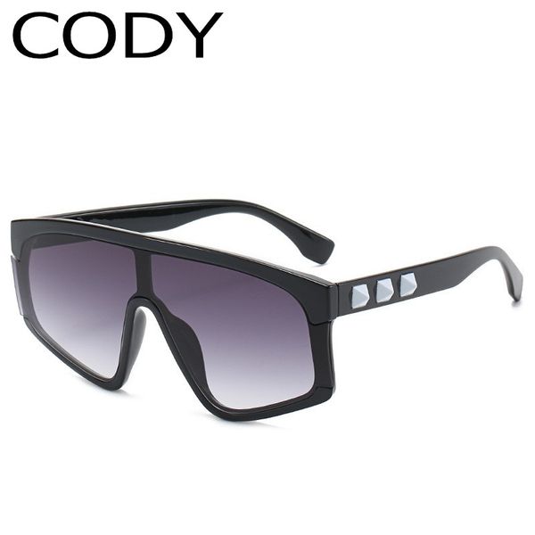 

q2088 vintage sunglasses women design sun glasses gradient gray lens men retro glasses uv400 eyeglasses, White;black