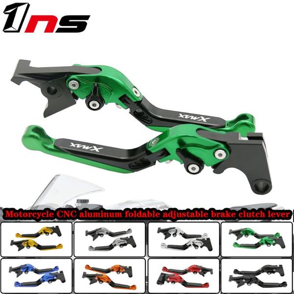 

motorcycle brakes for x-max250 xmax 250 x-max400 400 2021-2021 cnc aluminum parts retractable adjustable brake clutch lever