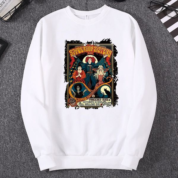 

creative new halloween round neck for women large size printed pullover sweater pullover casual loose sweater for women, Black