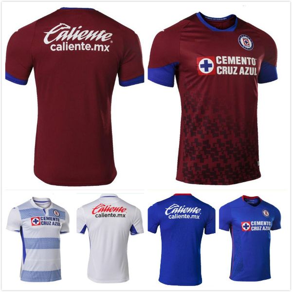 

20 21 cruz azul home soccer jersey 2020-2021 away football shirt liga mx third men + kids kit camiseta de fÃºtbol, Black;yellow