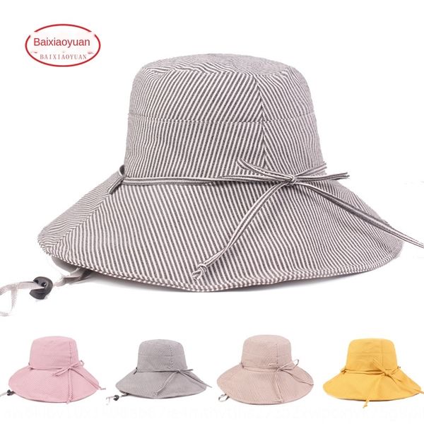 

big ladies sun foldable basin tourism mountaineering hat korean beach hat, Blue;gray