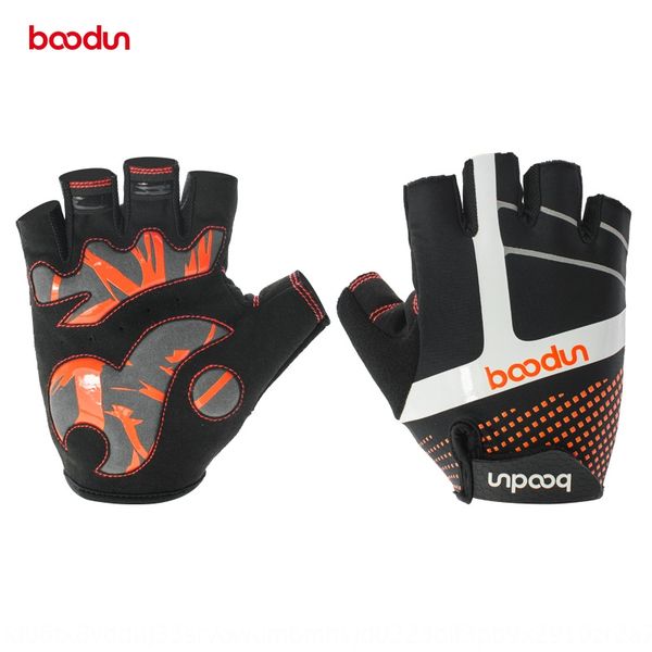

dyfg0 half finger cycling gloves outdoor protective anti-slip damping protective bicycle bicycle breathable thin mountain bike cycling glove, Blue;gray