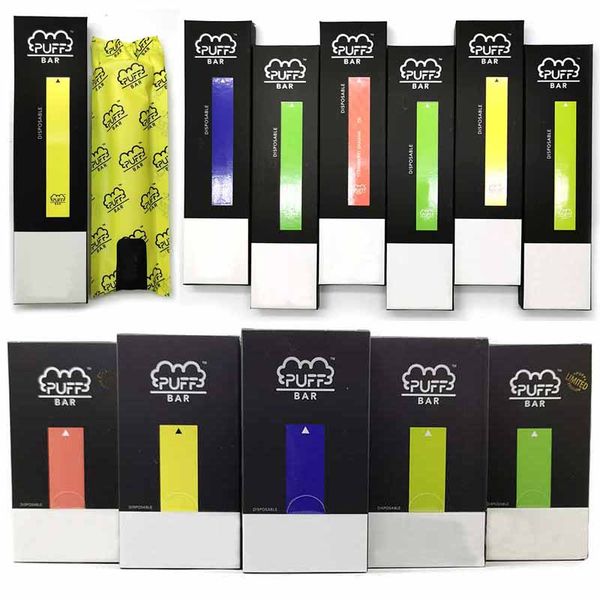 

Код New Puff Бар Одноразовые устройства Vape 1,3 мл Pen 280mAh Авто батареи с Безопасность 16 цветов Одноразовые испарителем