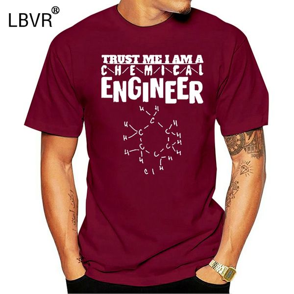 

men t shirt chemical engineer - trust me i am a chemical engin t-shirt homme fitness cotton tshirt men tees top, White;black