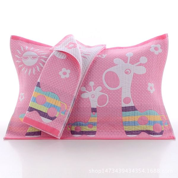 

xt cotton gauze high-yang three-layer xt fabric is and cotton fabric pillow towel is soft pillow towel soft and breathable