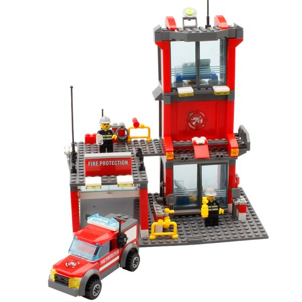 

kid toys blocks toys fire department series fire department branch children block toys 2020 selling gift of the child