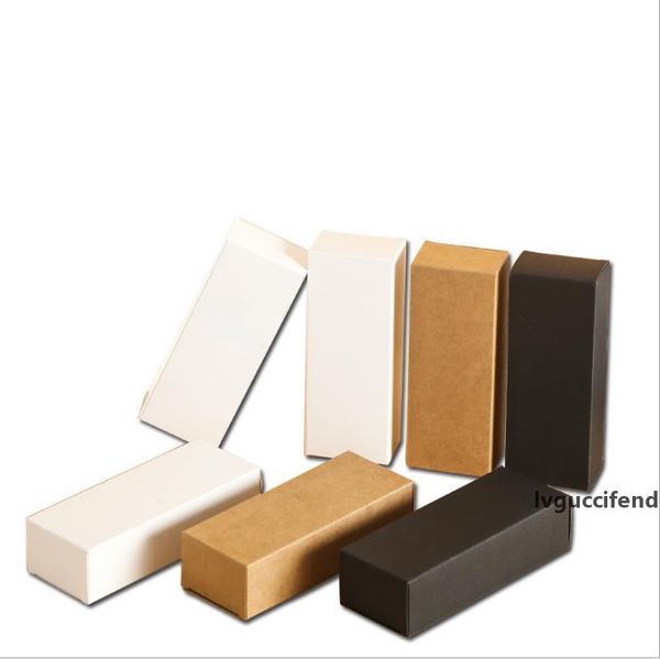 

blank white black kraft paper box for dropper bottle cosmetics party gift boxes valve tubes 100pcs lot 10ml 20ml 30ml 50ml 100ml