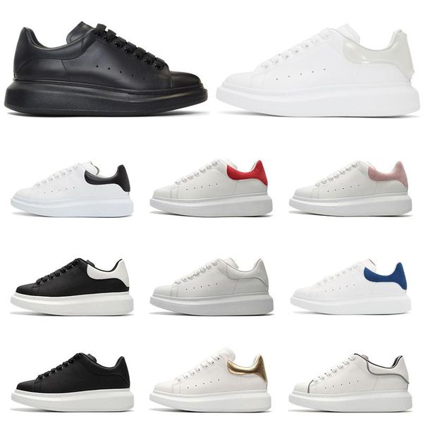 

2020 shoes platform sneakers men women fashion sport shoes chaussures triple black white suede leather mens trainer casual shoes